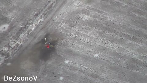 Wreckage of a shot down Ukrainian Mig-29 fighter jet