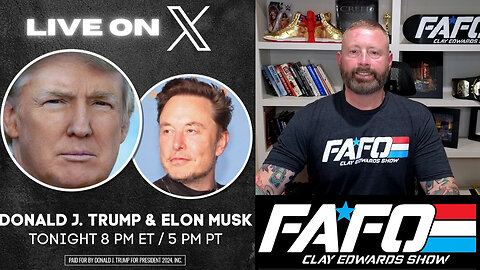 ELON MUSK X DONALD TRUMP LIVESTREAM (TECHNICAL ISSUES EDITED OUT)