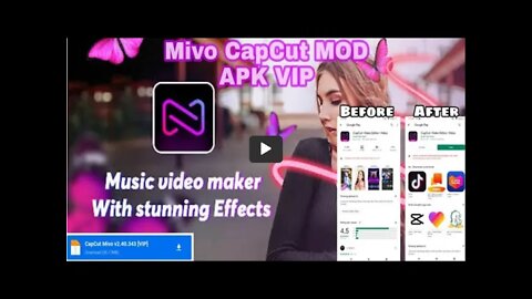 Tutorial Mivo CupCut Auto jegag jedug ff ml gak ribet Video Editor MOD APK VIP 2022