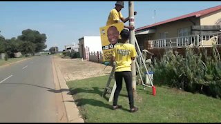 SOUTH AFRICA - Johannesburg - Election posters ANC (vvh)