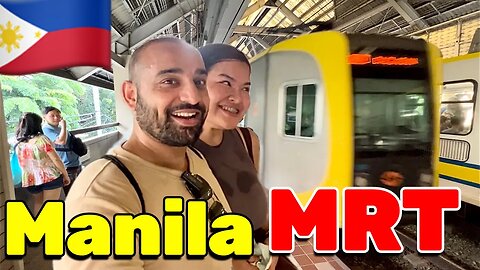 Surviving public transportation in the Philippines 🇵🇭(first time taking the Metro in Manila)