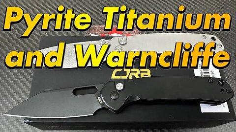 CJRB Pyrite Warncliffe & Titanium !