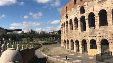 Covid-19: Rome, devenue ville fantôme