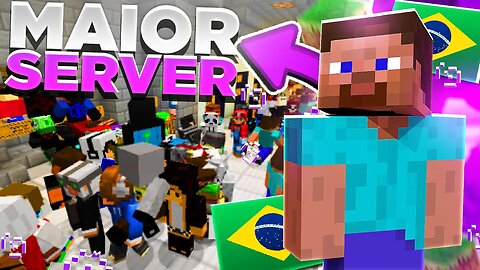 SERVIDOR DE MINECRAFT BRASILEIRO PIRATA E ORIGINAL 2022! (servidor rankup op 1.8)