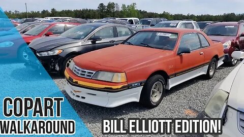 Copart Walk Around, Bill Elliott Edition Thunderbird, Hellcat Widebody