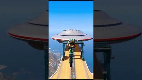 THE MOST INSANE STUNTS ON MOUNT CHILIAD - GTA 5! #shorts #gta5 #shortsfeed | TECHNO GAMERZ GTA 5