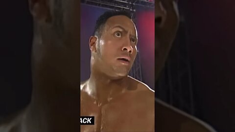 The peoples eyebrow and rock bottom from The Rock - attitude era #shorts