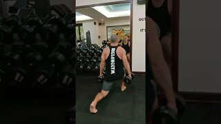 Dumbbell Stationary Lunge Andre