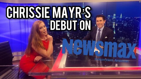 Chrissie Mayr's Debut on NewsMax on Rob Schmitt Tonight! Joe Biden, Jen Psaki, Trump, MAGA King