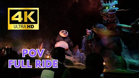 【4K】Kung Fu Panda Journey of the Dragon Warrior | Universal Studios Beijing - 2024 | Full Ride