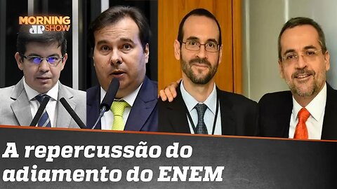 Politizaram até o adiamento do Enem em plena pandemia