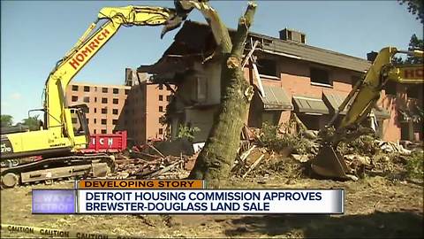 Detroit Housing Commission approves Brewster-Douglass land sale