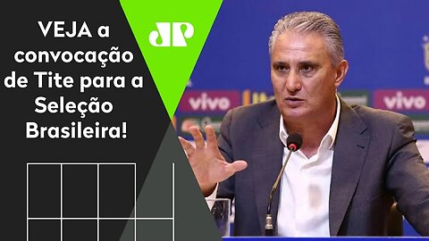 VEJA como foi a CONVOCAÇÃO da Seleção Brasileira de Tite para as Eliminatórias!