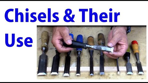 Wood Chisels and Their Use - Beginners Woodworking #26