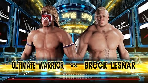 Ultimate Warrior vs Brock Lesnar