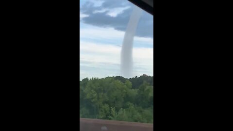 Tornado captured on camera near Decatur, Alabama