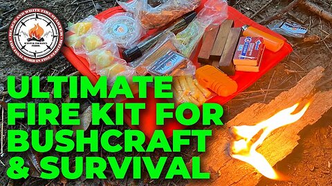 Ultimate Bushcraft Survival Fire Kit