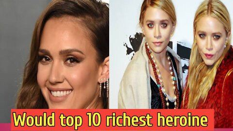 Would Top 10 Richest heroine || Do you know || who is || 2022 by #heroine #richest