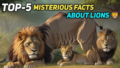 Top-5 Mysterious Facts About Lion 🦁