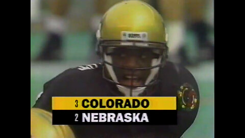 October 28, 1994 - College Football Promo: Colorado vs Nebraska & Penn State-Ohio State