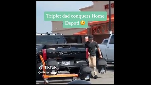 Father Of Triplets Conquers Home Depot