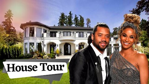 Russell Wilson and Ciara | House Tour 2020 | Lake Washington Mansion and More