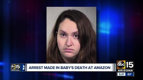 Arrest made in baby's death at Amazon facility