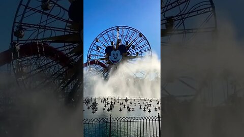 Testing World of Color mist screens #californiaadventure #worldofcolor #dca