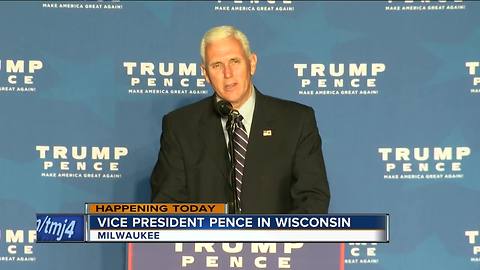 Pence to join with Walker, Foxconn executive at public forum in Milwaukee