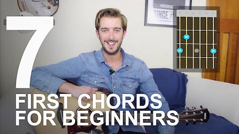 First 7 Chords To Learn on Guitar for a beginner