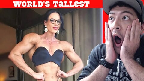 WORLD'S TALLEST FEMALE BODYBUILDER MARIA WATTEL IS RICH