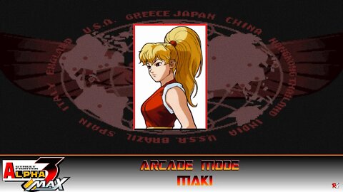 Street Fighter: Alpha 3 Max: Arcade Mode - Maki