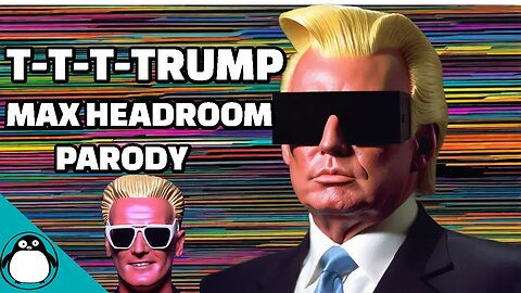 Trump As Max Headroom On Biden, Election, And Turkeys