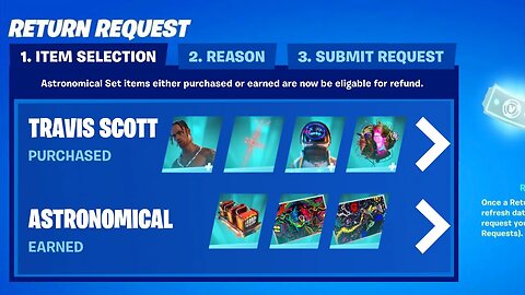 FORTNITE REMOVED TRAVIS SCOTT..