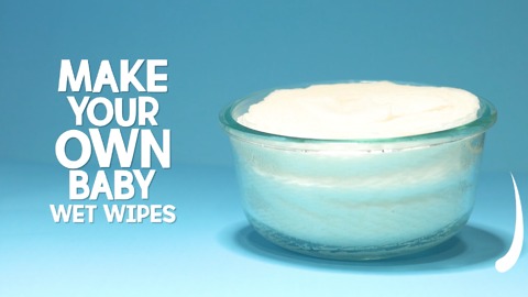 Make natural baby wipes