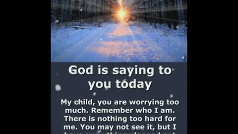 GOD PROMISES GOD SAYS TODAY