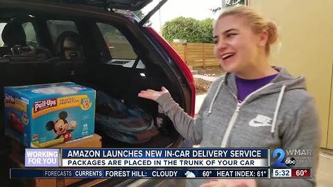 Amazon offers new solution to stop package thieves: In-car delivery service