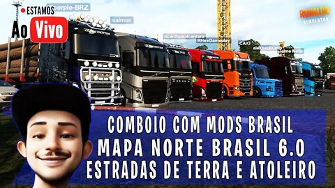 MAPA BRASILEIRO PARA EURO TRUCK SIMULATOR 2 COMBOIO COM MODS BRASILEIROS ETS2 1.42