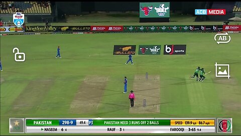 WINNING MOMENTS CRICKET MATCH PAKISTAN VS AFGHANISTAN