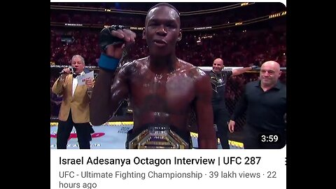 Israel Adesanya Octagon Interview| UFC 287