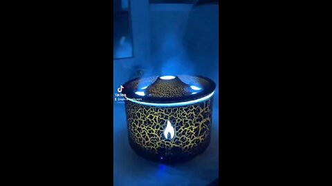 New Creative Ultrasonic Essential Oil Humidifier Volcano Aromatherapy Machine Spray