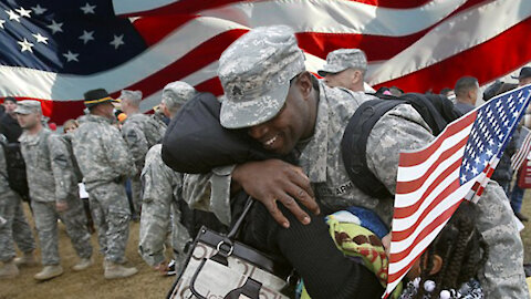 Real Life Reunion of Soldiers and Loved Ones