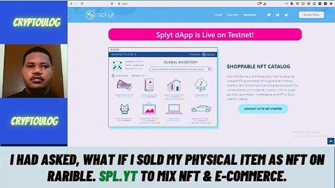 I Had Asked, What If I Sold My Physical Item As NFT On Rarible. Spl.yt To Mix NFT & E-commerce.