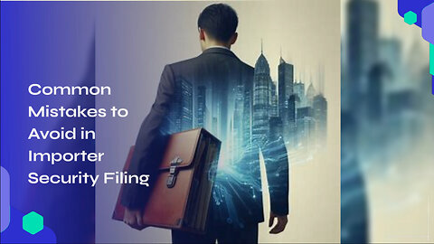 Mastering Importer Security Filing: Avoid These Common Mistakes!