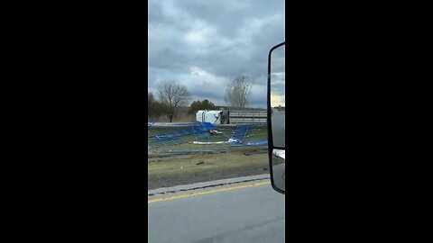 Truck Rollover Highway 401