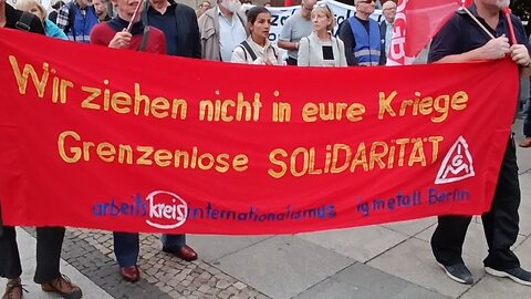 01.09.2023 Antikriegstag / Weltfriedenstag Kundgebung Unter den Linden 4 - Berlin