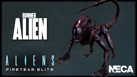 NECA Toys Aliens Fireteam Elite Runner Alien Figure @The Review Spot