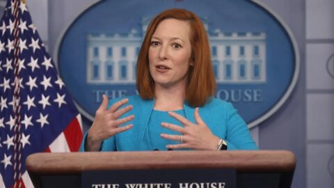 White House press secretary Jen Psaki holds news conference