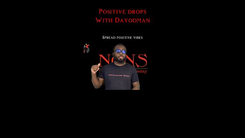 Spread Positive Vibes #dayodman #motivation #eeyayyahh #motivationalspeaker #vibez