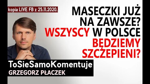 Maseczki już na zawsze? Wszyscy w Polsce będziemy szczepieni?